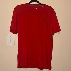 Adidas Mens Activewear Short Sleeve T Shirt Red
Crew Neck Climalite Large